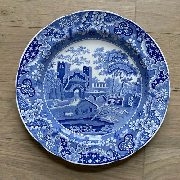 Spode Blue Room Castle Dinner Plate - Picture 1 of 2